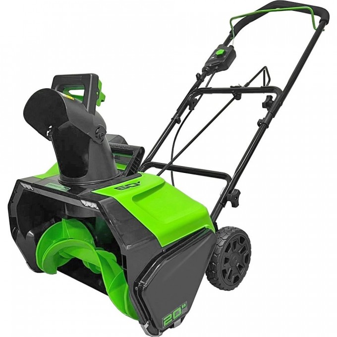 Аккумуляторный бесщёточный снегоуборщик GREENWORKS GD60PST 60V 51 см без АКБ и ЗУ 2602907 Аккумуляторный бесщёточный снегоуборщик GREENWORKS GD60PST 60V 51 см без АКБ и ЗУ 2602907