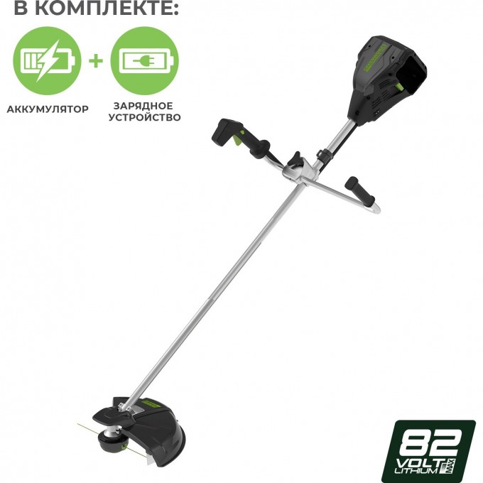 Аккумуляторный триммер GREENWORKS 82V (41 см) 5 А.ч. АКБ и ЗУ 2103107UB Аккумуляторный триммер GREENWORKS 82V (41 см) 5 А.ч. АКБ и ЗУ 2103107UB