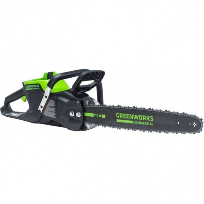 Цепная пила аккумуляторная GREENWORKS D82CS51K5 82V 51 см бесщеточная с 1хАКБ 5 Ач. и ЗУ 2008307UB Цепная пила аккумуляторная GREENWORKS D82CS51K5 82V 51 см бесщеточная с 1хАКБ 5 Ач. и ЗУ 2008307UB