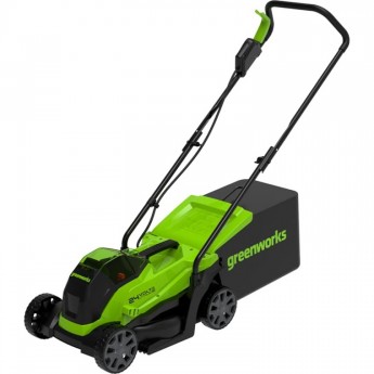 Газонокосилка аккумуляторная GREENWORKS, 24V, 33 см, бесщеточная