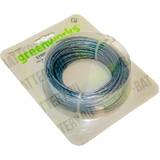 Леска для триммера GREENWORKS серии 40V 2926607 Леска для триммера GREENWORKS серии 40V 2926607
