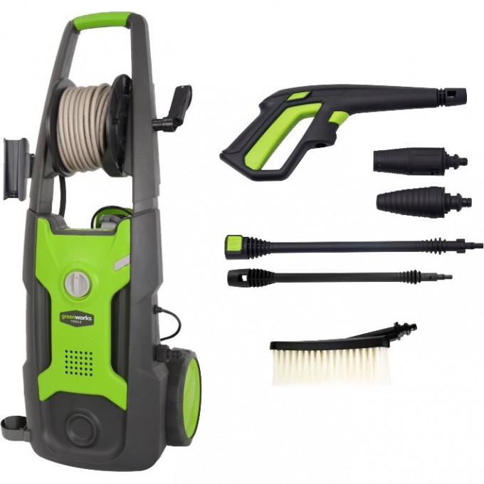 Мойка высокого давления GREENWORKS GPWG5 140 bar 5100407 Мойка высокого давления GREENWORKS GPWG5 140 bar 5100407
