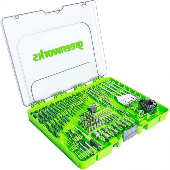 Набор GREENWORKS сверл, бит и насадок 90 предметов 2944607 Набор GREENWORKS сверл, бит и насадок 90 предметов 2944607