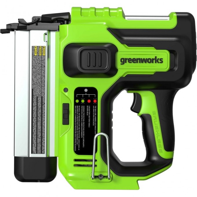 Нейлер аккумуляторный GREENWORKS GD24BN 24V без АКБ и ЗУ 3400707 Нейлер аккумуляторный GREENWORKS GD24BN 24V без АКБ и ЗУ 3400707