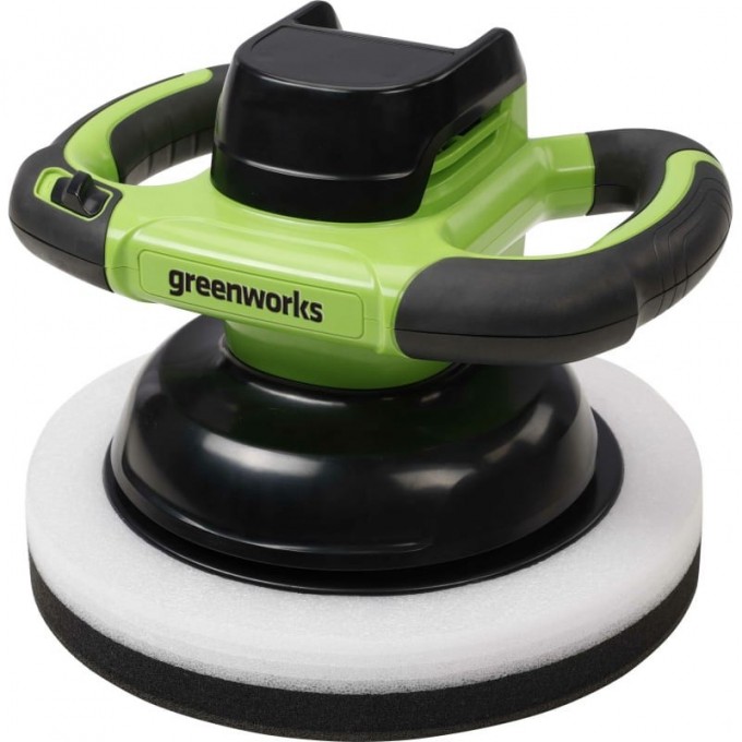 Полировальная аккумуляторная машина GREENWORKS G24BU10 24V без АКБ и ЗУ 3502107 Полировальная аккумуляторная машина GREENWORKS G24BU10 24V без АКБ и ЗУ 3502107