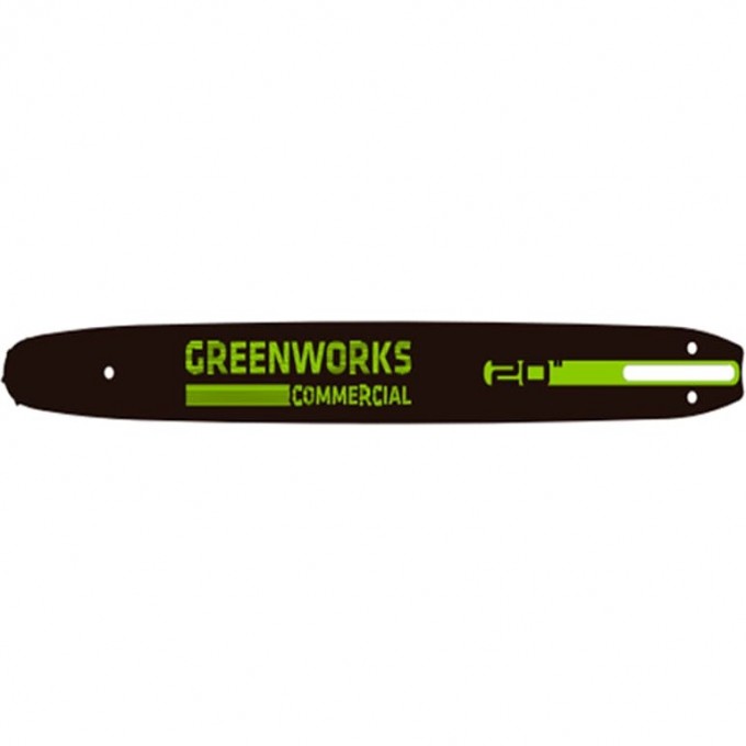 Шина для аккумуляторной цепной пилы GREENWORKS 82V 51 см 2953707 Шина для аккумуляторной цепной пилы GREENWORKS 82V 51 см 2953707