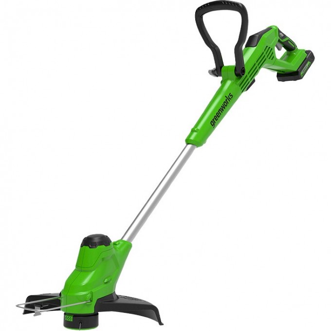 Триммер аккумуляторный GREENWORKS 24V (28 см) без АКБ и ЗУ 2107107 Триммер аккумуляторный GREENWORKS 24V (28 см) без АКБ и ЗУ 2107107
